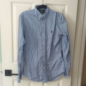 Ralph Lauren Blue Casual Button Down Shirt